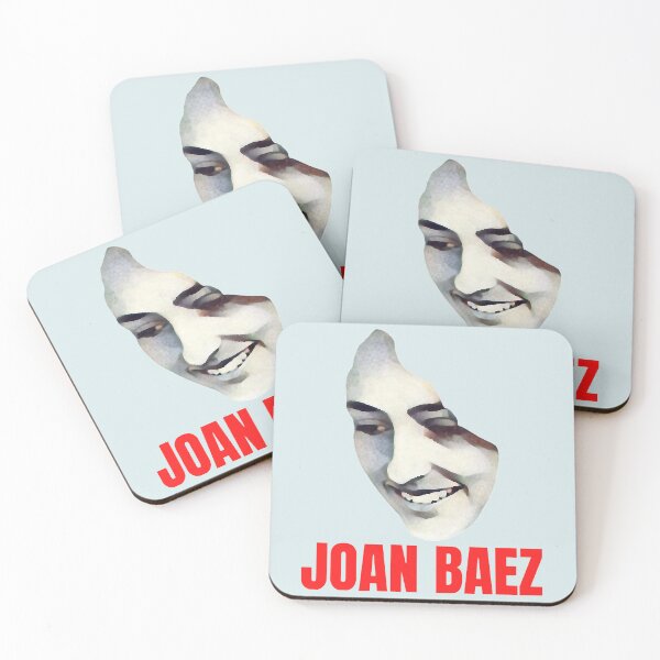 Item preview, Birthday Gift Joan Baez Red Retro Wave designed and sold by AllynToews.