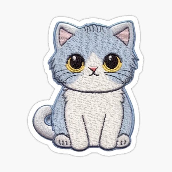 Item preview, Little Cute Blue Kitty designed and sold by PixlMasterpiece.