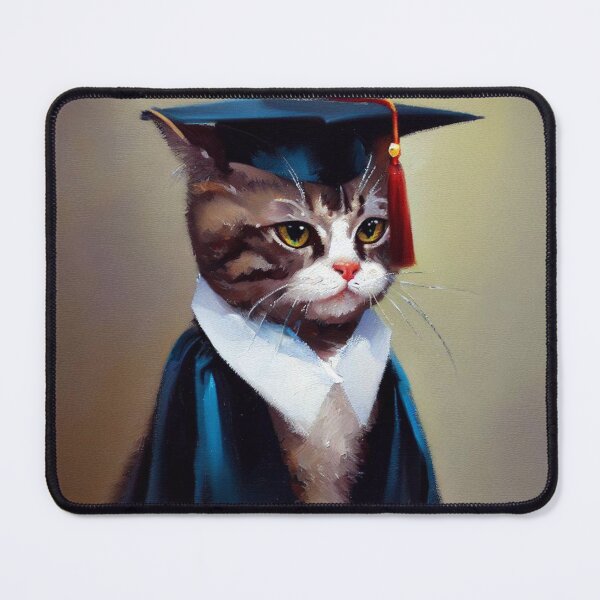 Item preview, Cat Graduate designed and sold by CrankyOldDude.