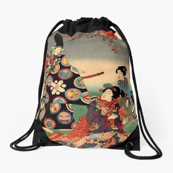 Item preview, Playing Karuta Sakura Cherry Blossoms Tree Kunisada designed and sold by outdoorway.