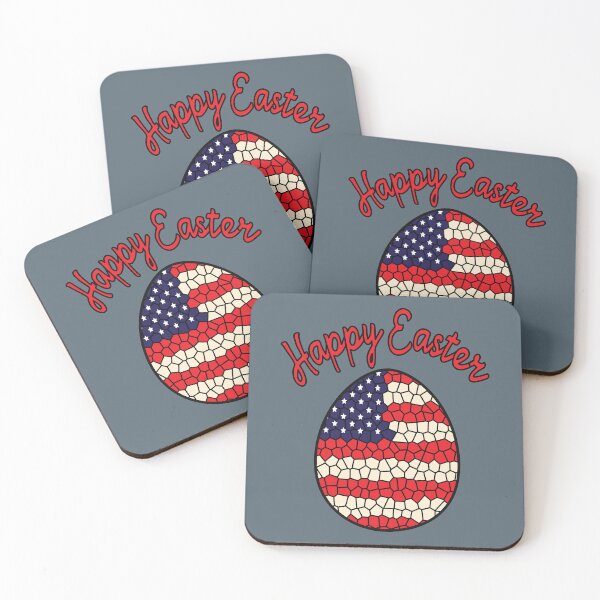 Item preview, Easter eggs on american flag  designed and sold by Donutlovers.