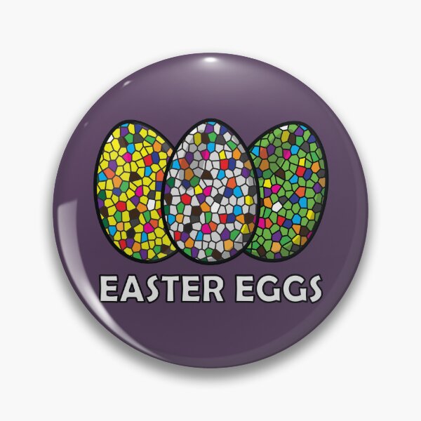 Item preview, Easter eggs on geometric mosaic tiles  designed and sold by Donutlovers.