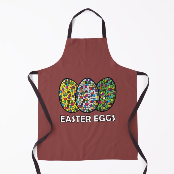 Item preview, Easter eggs on geometric mosaic tiles designed and sold by Donutlovers.