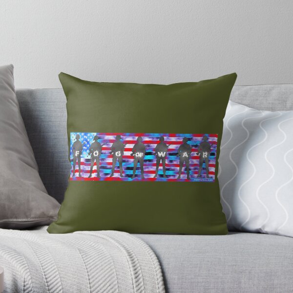 The Fog Of War Throw Pillow