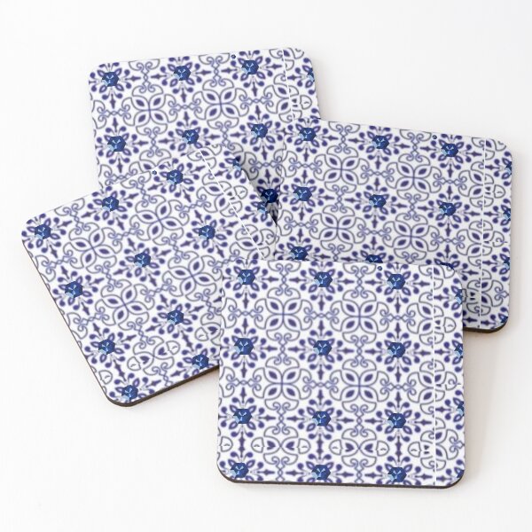 Item preview, Blue and white pattern tile  designed and sold by Nathanfulks551.