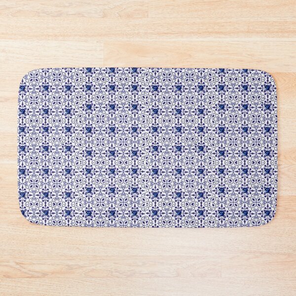 Item preview, Blue and white pattern tile  designed and sold by Nathanfulks551.