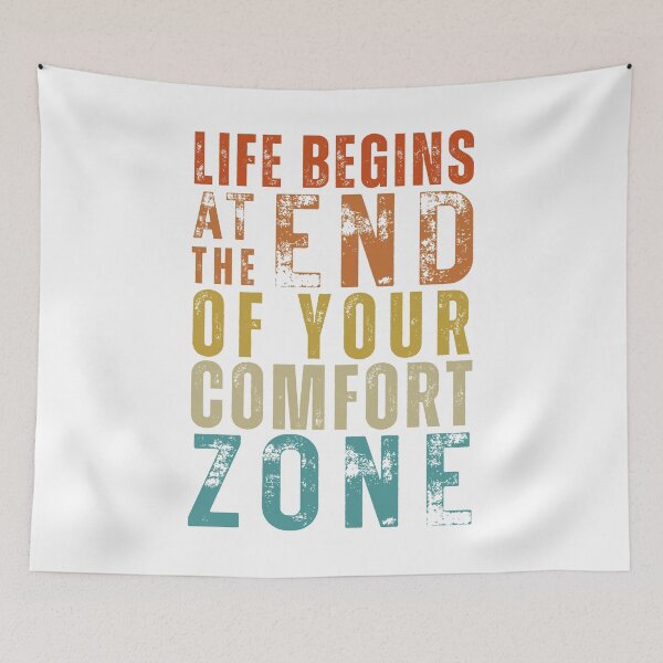 Item preview, Life begins at the end of your comfort zone designed and sold by Mirksaz-designs.