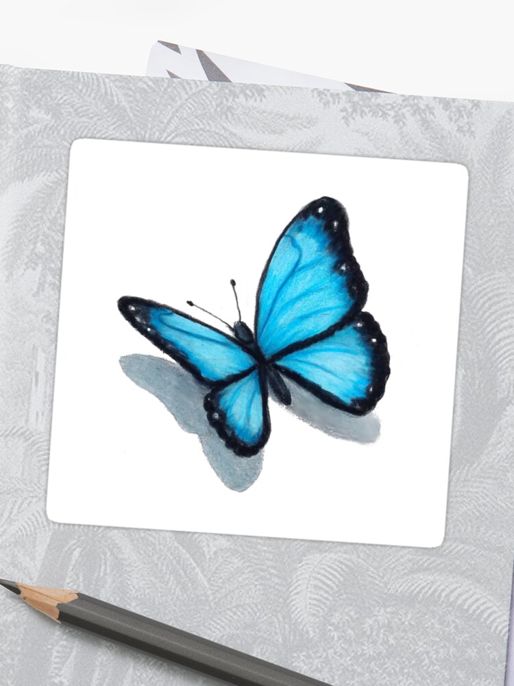luthfiannisahay: Flying Butterfly Drawing Images With Colour
