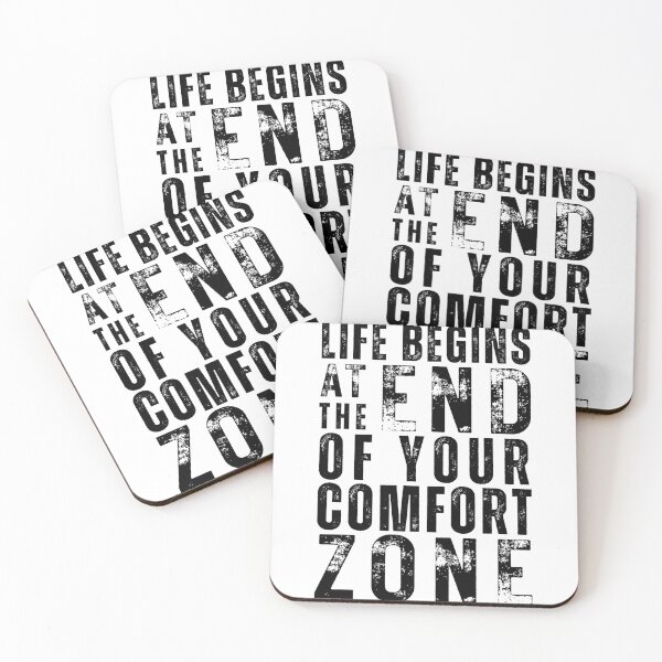 Item preview, Life begins at the end of your comfort zone designed and sold by Mirksaz-designs.