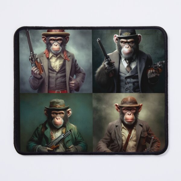 Item preview, Brothers 4 monkey gangsters designed and sold by Christopher William Eather.