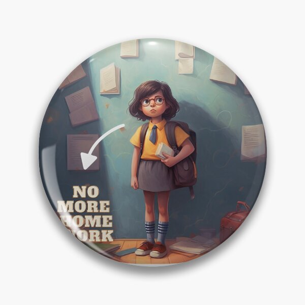 Item preview, Homework-Free Zone: Girl's Battle Cry Against School Work designed and sold by SmahiCreations.