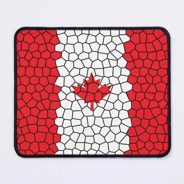 Item preview, Canada flag on spanish mosaic pattern designed and sold by Donutlovers.
