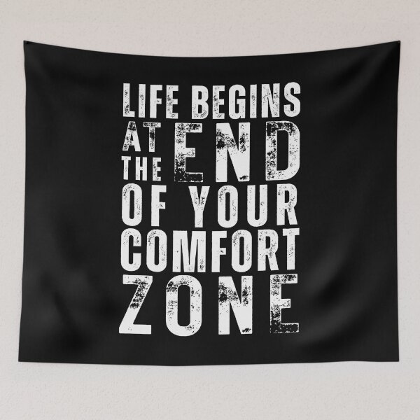 Item preview, Life begins at the end of your comfort zone designed and sold by Mirksaz-designs.