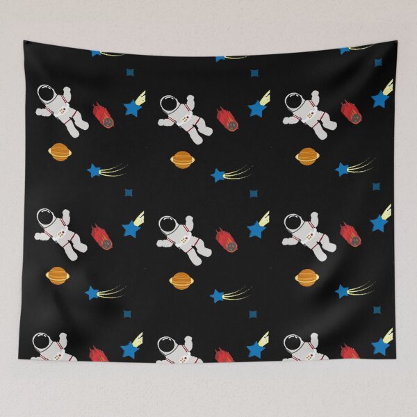 Item preview, Astronaut in space with stars designed and sold by tetibright.