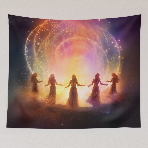Item preview, Angels dance designed and sold by Red Witch Art.
