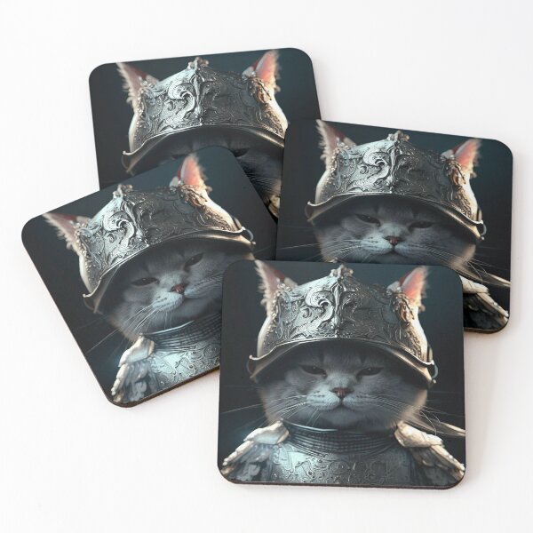 Item preview, Antropomorphic Cat in Armor designed and sold by thematics.