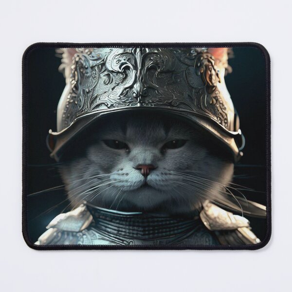Item preview, Antropomorphic Cat in Armor designed and sold by thematics.