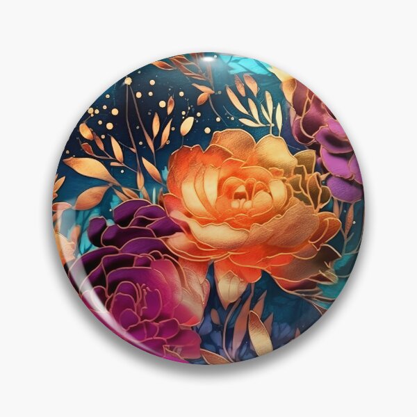 Item preview, Herbal and floral pattern 4 designed and sold by Red Witch Art.
