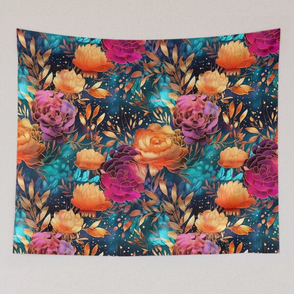 Item preview, Herbal and floral pattern 4 designed and sold by Red Witch Art.