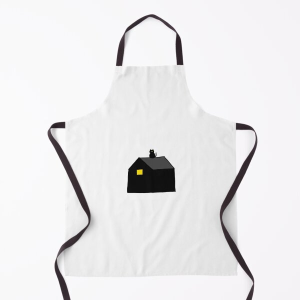 Item preview, a black Cat on the roof at night designed and sold by superbaechoo.