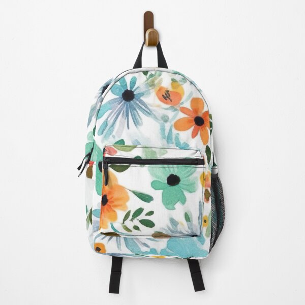 Item preview, watercolor-style floral seamless pattern in pastel colors 1 designed and sold by FlaskLab.