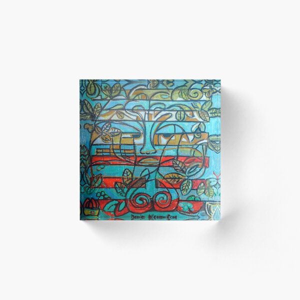 Hexagram 37: Jiā Rén (Family) Acrylic Block