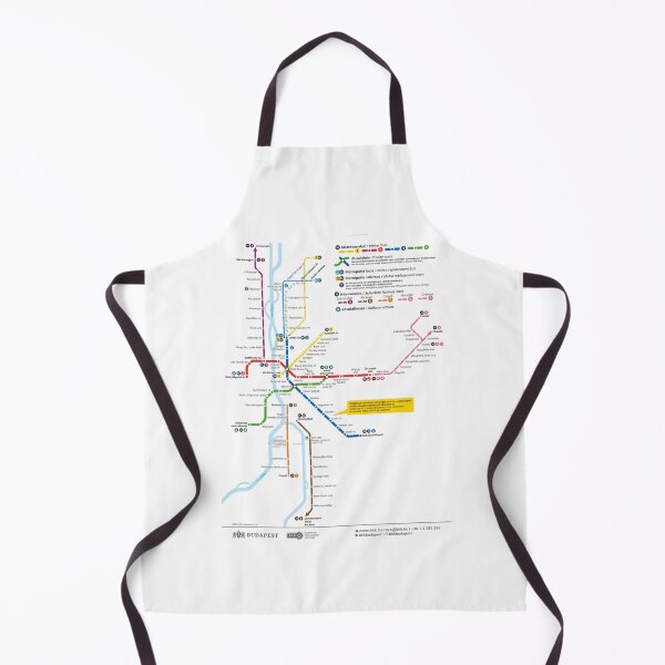 Item preview, Budapest Metro Train Travel Map designed and sold by KALEIDOSCOPE UK.