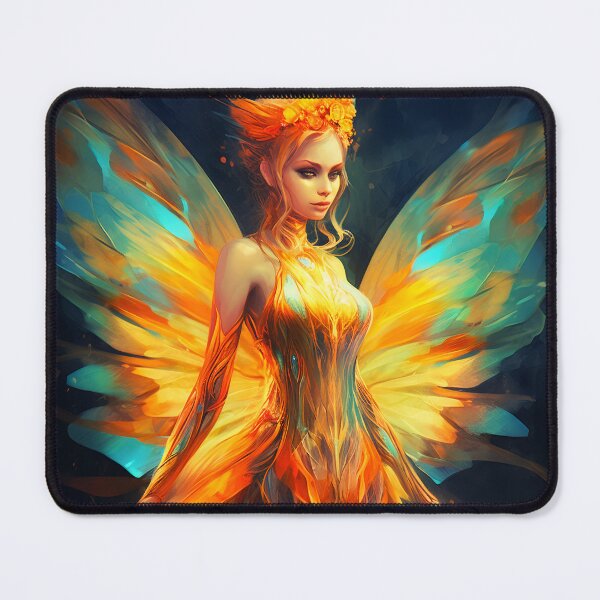 Item preview, Bright Fiery Fairy designed and sold by Red Witch Art.
