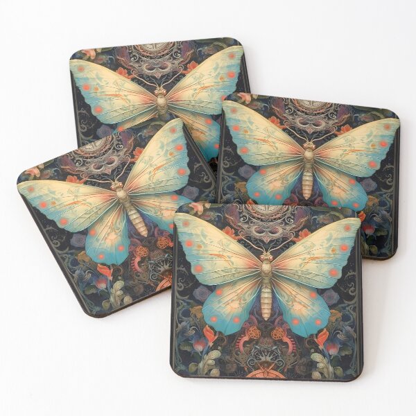 Item preview, Shaman moth designed and sold by Red Witch Art.