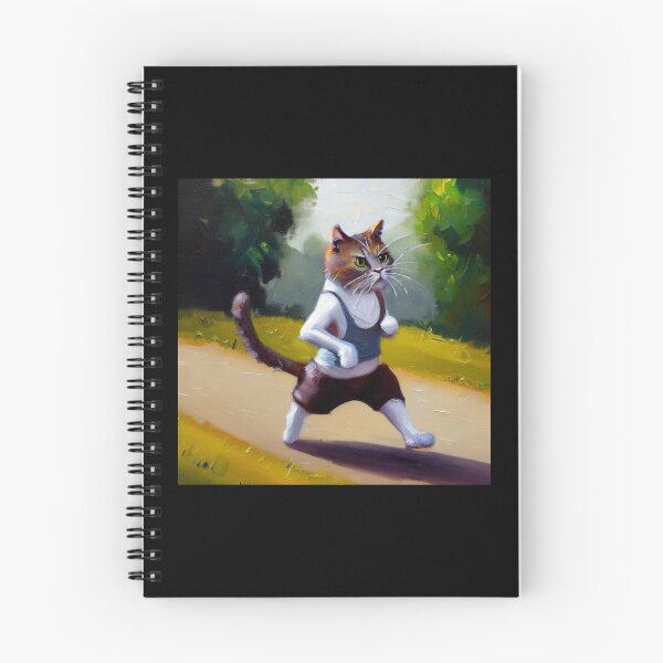Item preview, Cat Jogging designed and sold by CrankyOldDude.