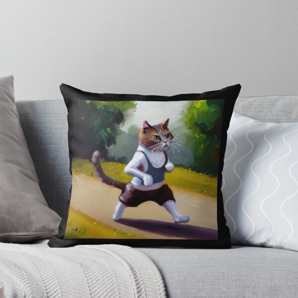 Item preview, Cat Jogging designed and sold by CrankyOldDude.