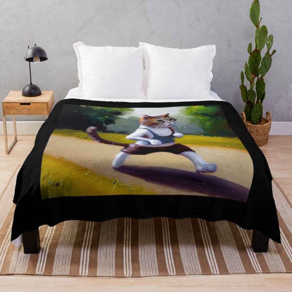 Item preview, Cat Jogging designed and sold by CrankyOldDude.