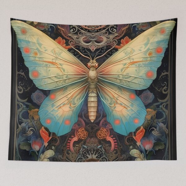 Item preview, Shaman moth designed and sold by Red Witch Art.