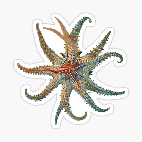 Vista previa del artículo con la obra «Estrella de mar», diseñado y vendido por purplesensation.