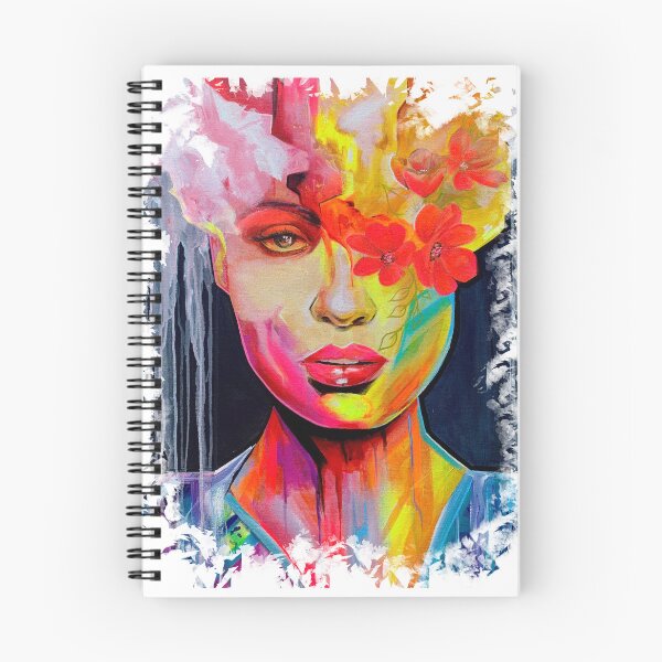 Item preview, Floral Woman Painting designed and sold by CuteTattoo.