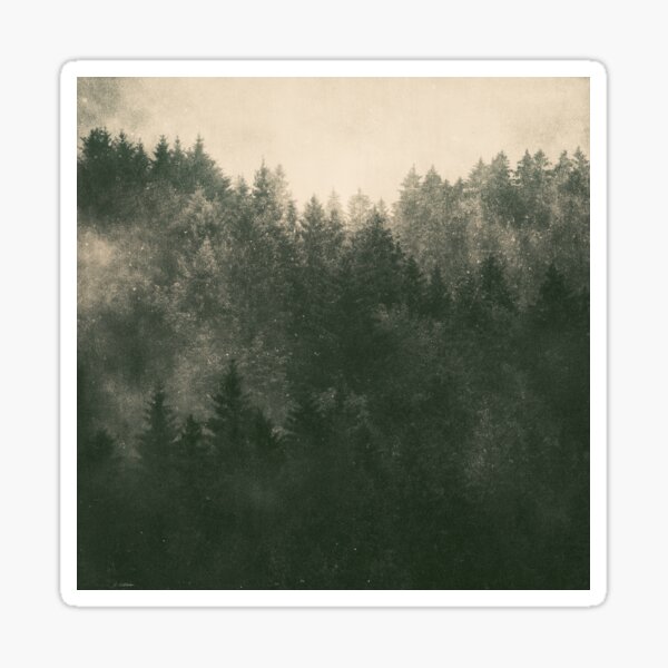 Item preview, Asleep // Out Of Nowhere Wilderness Cascadia Trees Fairytale Forest Covered In Magic Fog designed and sold by Tordis Kayma.
