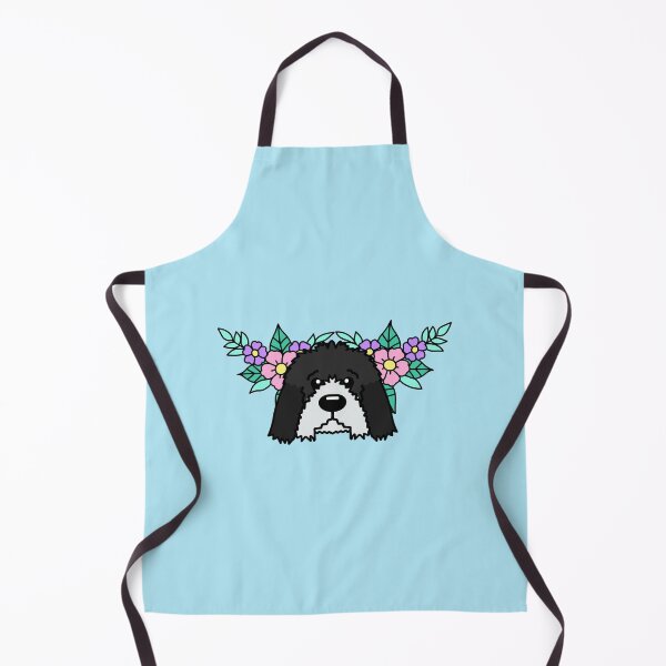 Item preview, Blooming Doodle Love: Floral Crossbreed Dog Sticker for Nature and Dog Enthusiasts designed and sold by Aswood25.