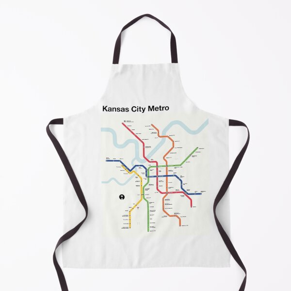 Item preview, Kansas City Train Metro City Map designed and sold by KALEIDOSCOPE UK.