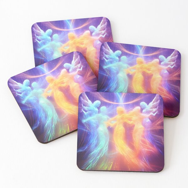 Item preview, Rainbow Angels Dance designed and sold by Red Witch Art.