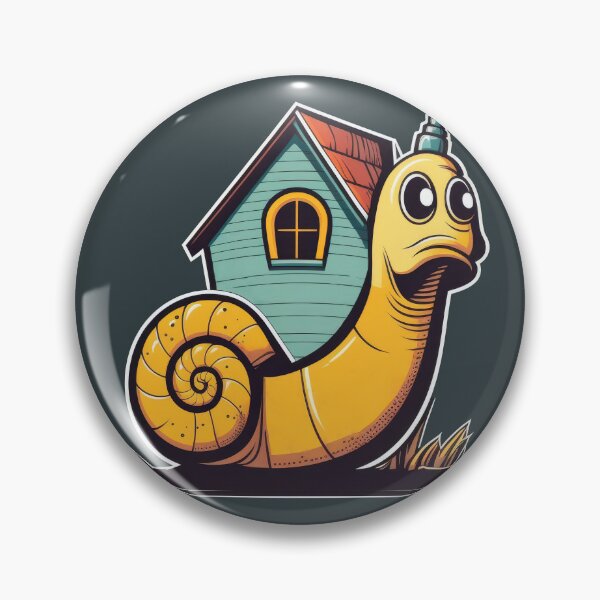 Item preview, A house-carrying snail designed and sold by theresa7131.