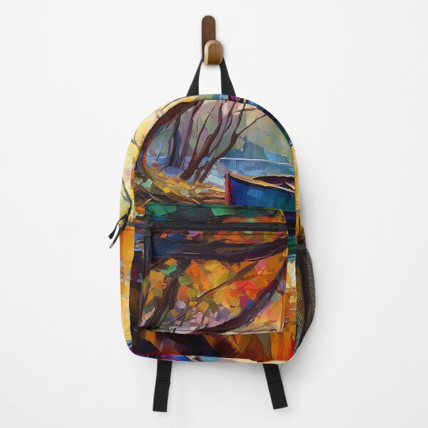Item preview, Boat at tranquil sunset 1 designed and sold by Red Witch Art.