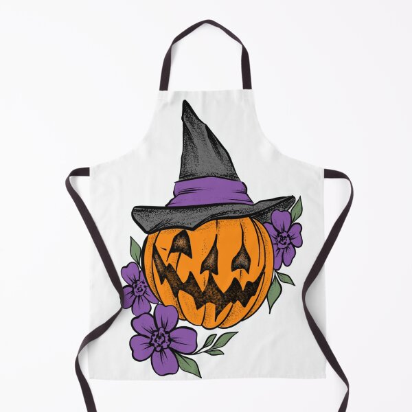 Item preview, Pumpkin Witch Flowers designed and sold by CuteTattoo.