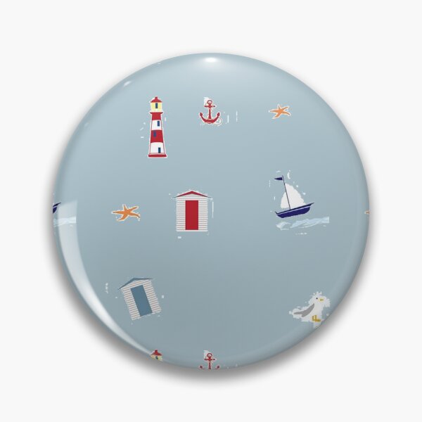 Item preview, Nautical sea items pattern designed and sold by tetibright.