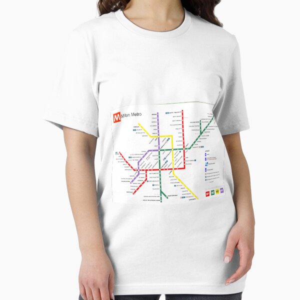 Item preview, Milan Italy Metro Train City Map designed and sold by KALEIDOSCOPE UK.