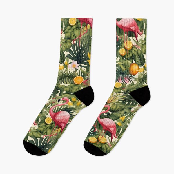 Artikelvorschau, Fruchtige Flamingos entworfen und verkauft von WrapTherappy.