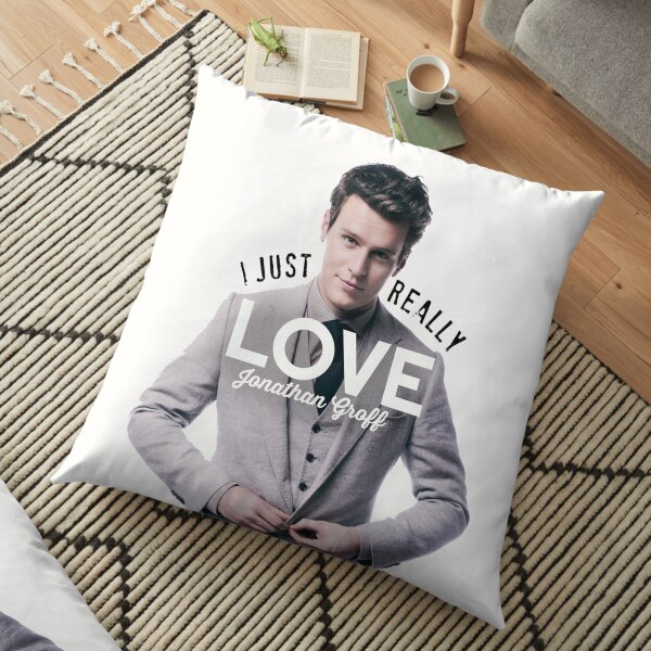 I just really love Jonathan Groff Floor Pillow