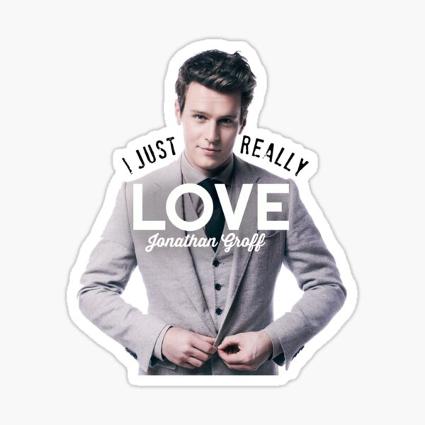 Item preview, I just really love Jonathan Groff designed and sold by dutchesskmw.