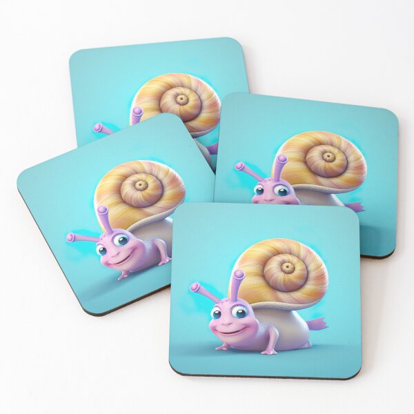 Item preview, Too Cute Little Snail - Slowness and Adorability designed and sold by Neuronexia.