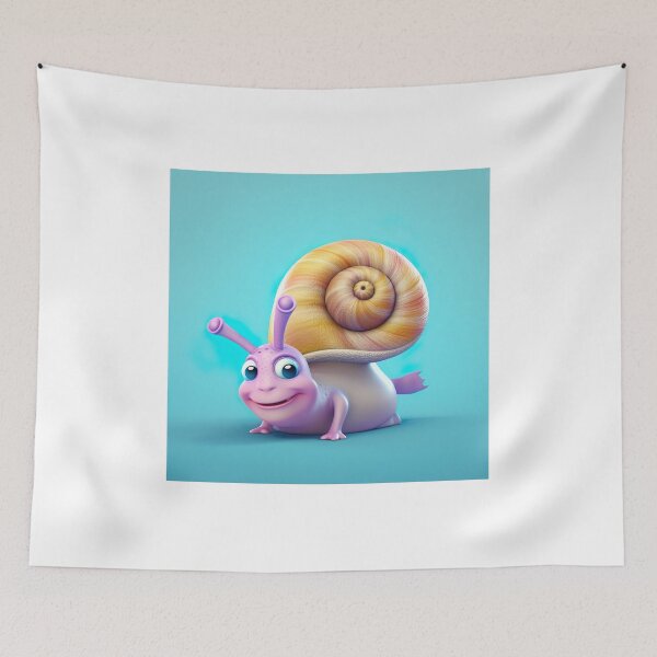 Item preview, Too Cute Little Snail - Slowness and Adorability designed and sold by Neuronexia.