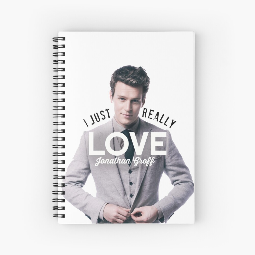 Ich Liebe Jonathan Groff Wirklich Spiralblock Von Dutchesskmw Redbubble